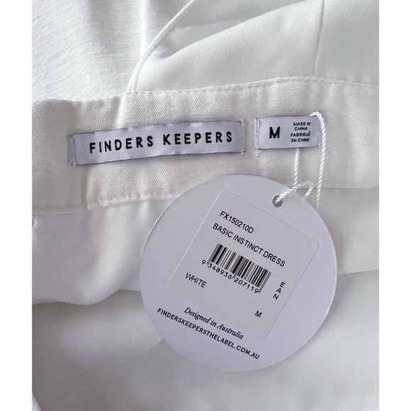 NWT Finders Keepers Basic Instinct Dress | Backless Plunge V Neck Fitted Mini - Picture 8 of 8